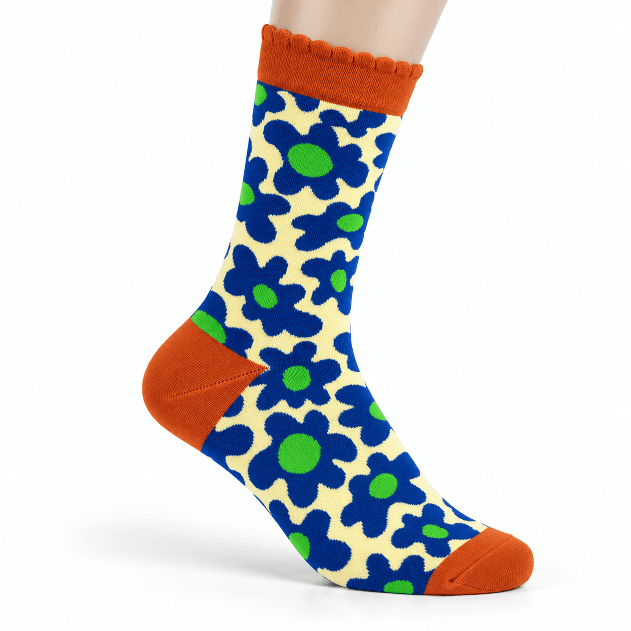 Floral Crew Socks